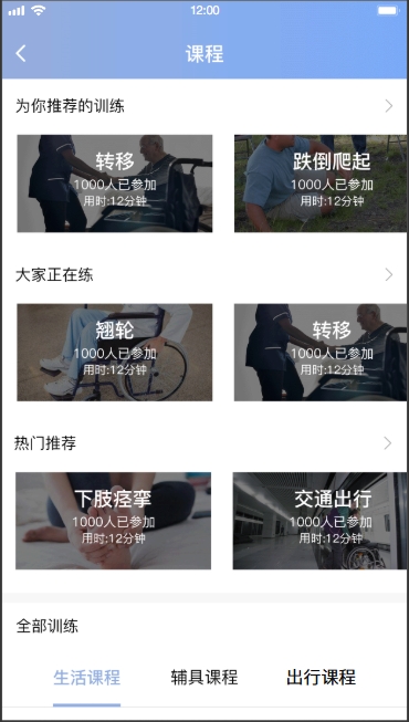 康復(fù)輔具平臺(tái)(圖12)